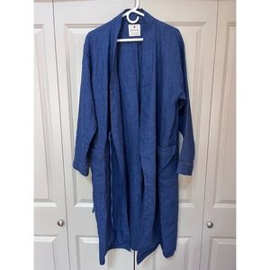 Snow Peak Noragi Long Jacket Kimono Haori New w/Tags 100% Linen - Men’s OS